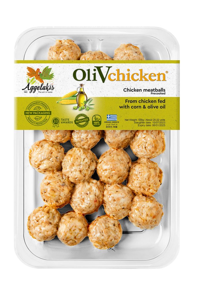 OliVchicken’® Meatballs made with pure olive oil